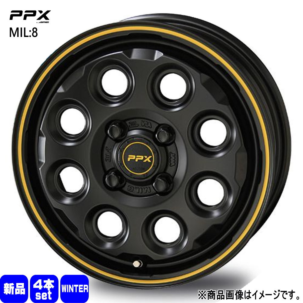 165/50R15  インポートタイア インポートタイア 冬用 スタッドレスタイヤ PPX MIL:8 ラパン ムーヴ ゼスト  15in 冬タイヤ、ホイールセット-タイヤ、ホイール