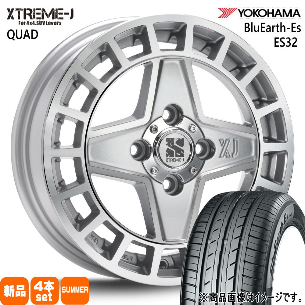 165/65R15 81S ヨコハマ BluEarth-Es ES32 夏用 サマータイヤ XTREME-J QUAD タフト ハスラー デリカミニ4WD アトレー