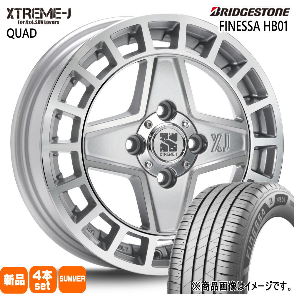 165/65R14 79S ブリヂストン FINESSA HB01 夏用 サマータイヤ XTREME-J QUAD 軽自動車 ハスラー デリカミニ4WD ハイゼット