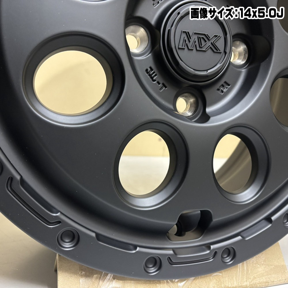 155/80R14 88/86N LT ダンロップ ALL SEASON MAXX VA1 夏冬兼用 オールシーズンタイヤ MAD CROSS RECON 160系 プロボックス・サクシードの画像