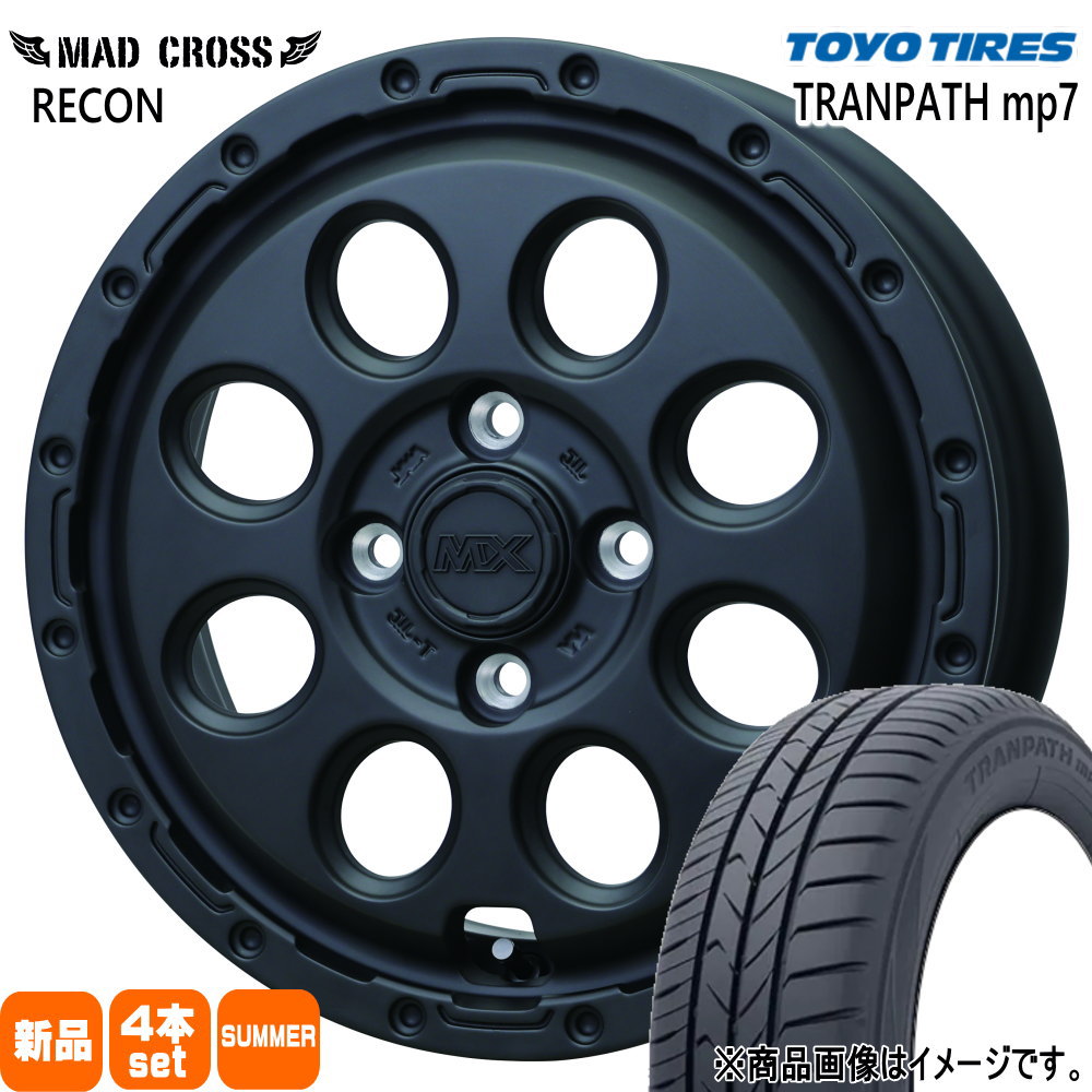 165/60R15  トーヨータイヤ TRANPATH mp7 夏用 サマータイヤ MAD CROSS RECON 軽自動車 ハスラー デリカミニ4WD ハイゼット