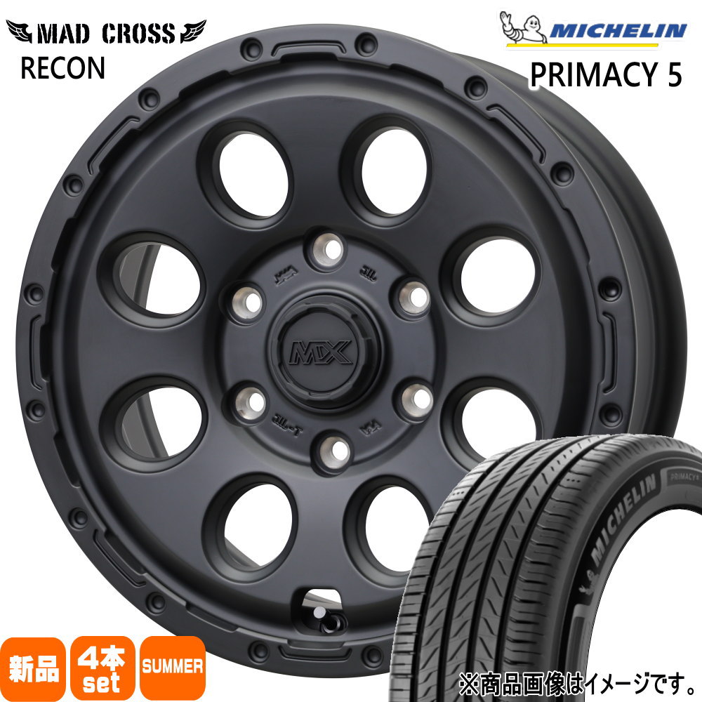 215/65R16 102V XL ミシュラン RIMACY 5 夏用 サマータイヤ MAD CROSS RECON 200系 ハイエース 専用
