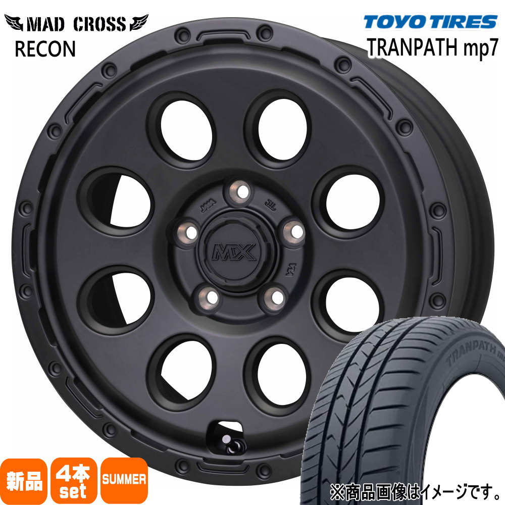 195/65R15  トーヨータイヤ TRANPATH mp7 夏用 サマータイヤ MAD CROSS RECON CT 30 50系 プリウス ウィッシュ