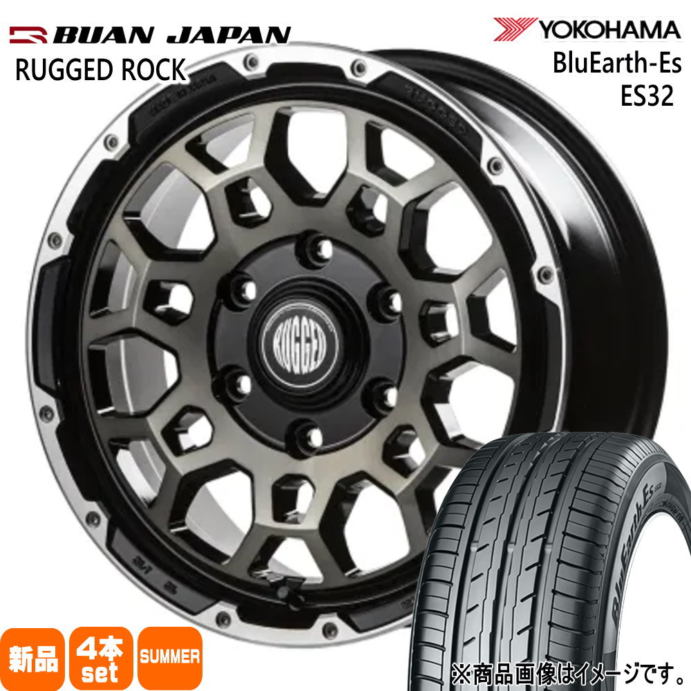 215/65R16 98H  ヨコハマ BluEarth-Es ES32 夏用 サマータイヤ RUGGED ROCK 200系 ハイエース 専用