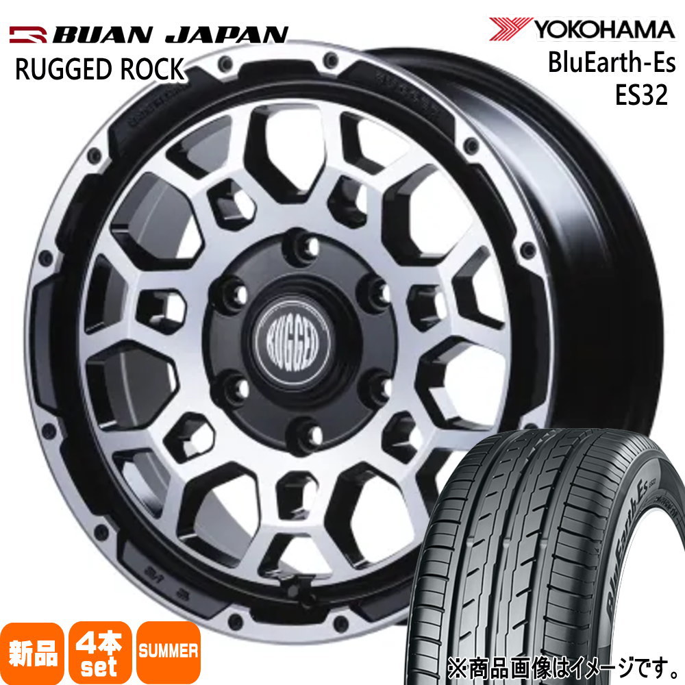 215/65R16 98H  ヨコハマ BluEarth-Es ES32 夏用 サマータイヤ RUGGED ROCK 200系 ハイエース 専用
