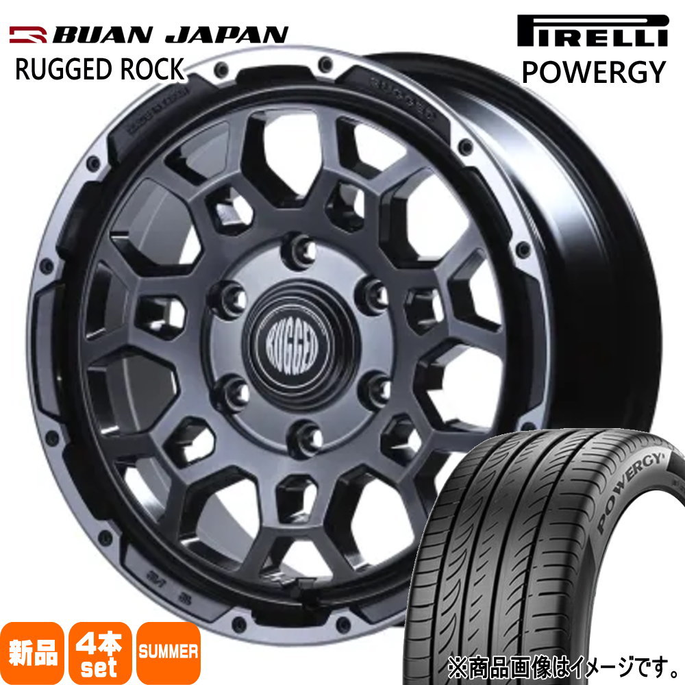 215/65R16 98H ピレリ POWERGY 夏用 サマータイヤ RUGGED ROCK 200系 ハイエース 専用