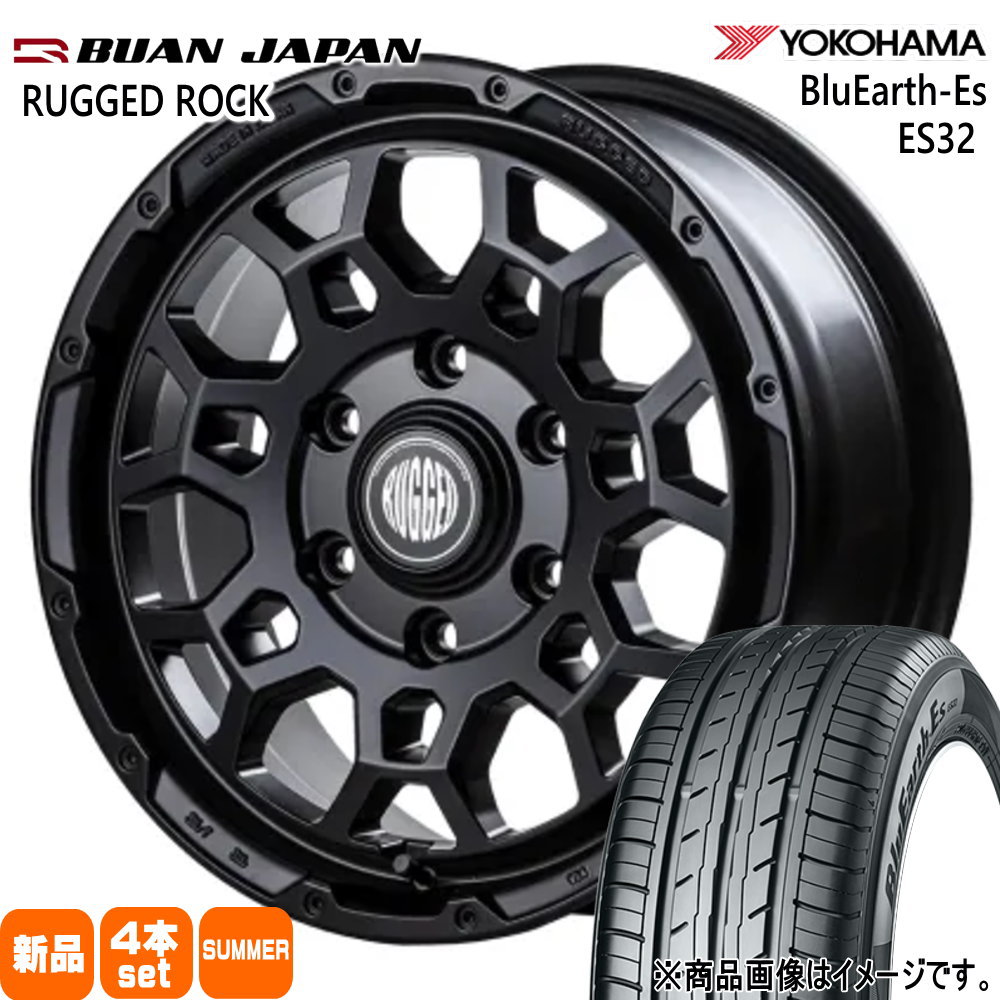 215/65R16 98H  ヨコハマ BluEarth-Es ES32 夏用 サマータイヤ RUGGED ROCK 200系 ハイエース 専用