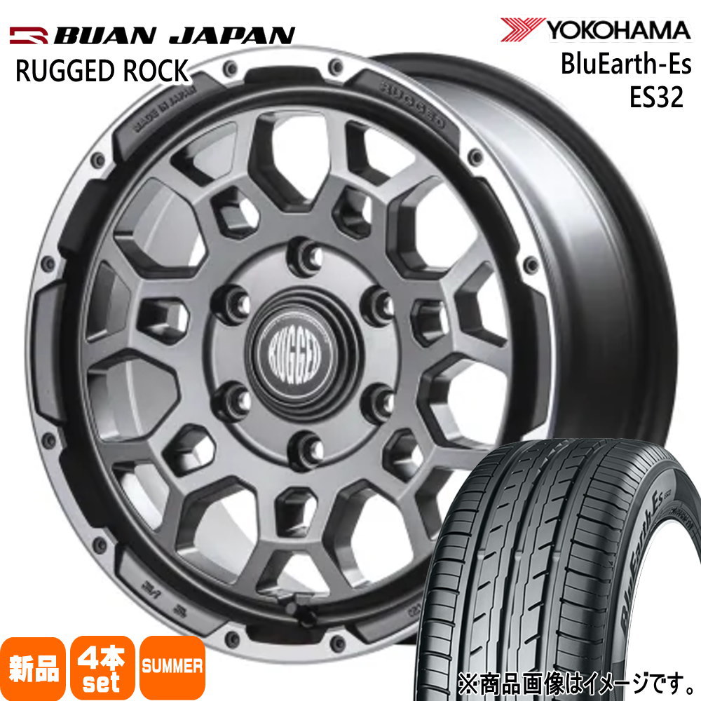 215/65R16 98H  ヨコハマ BluEarth-Es ES32 夏用 サマータイヤ RUGGED ROCK 200系 ハイエース 専用