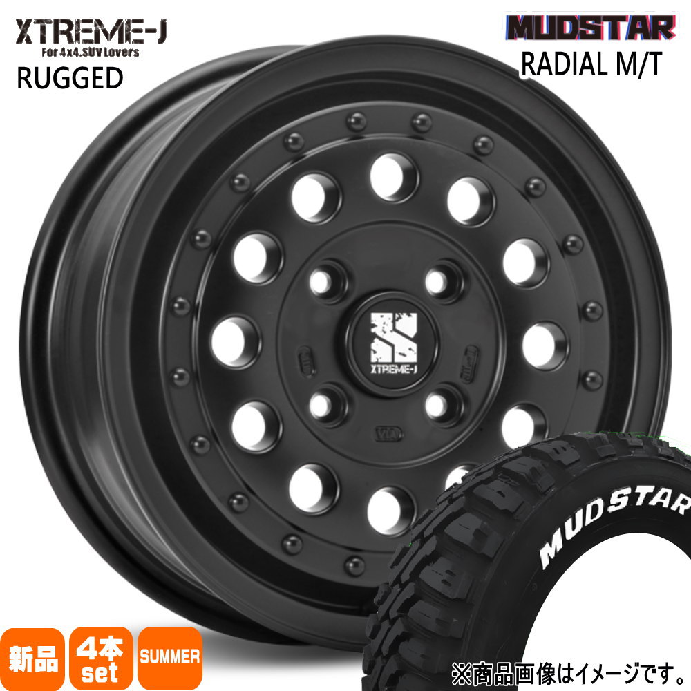 165/65R14 79S マッドスター RADIAL MT 夏用 サマータイヤ XTREME-J RUGGED ハスラー デリカミニ ハイゼット アゲトラ  14インチ