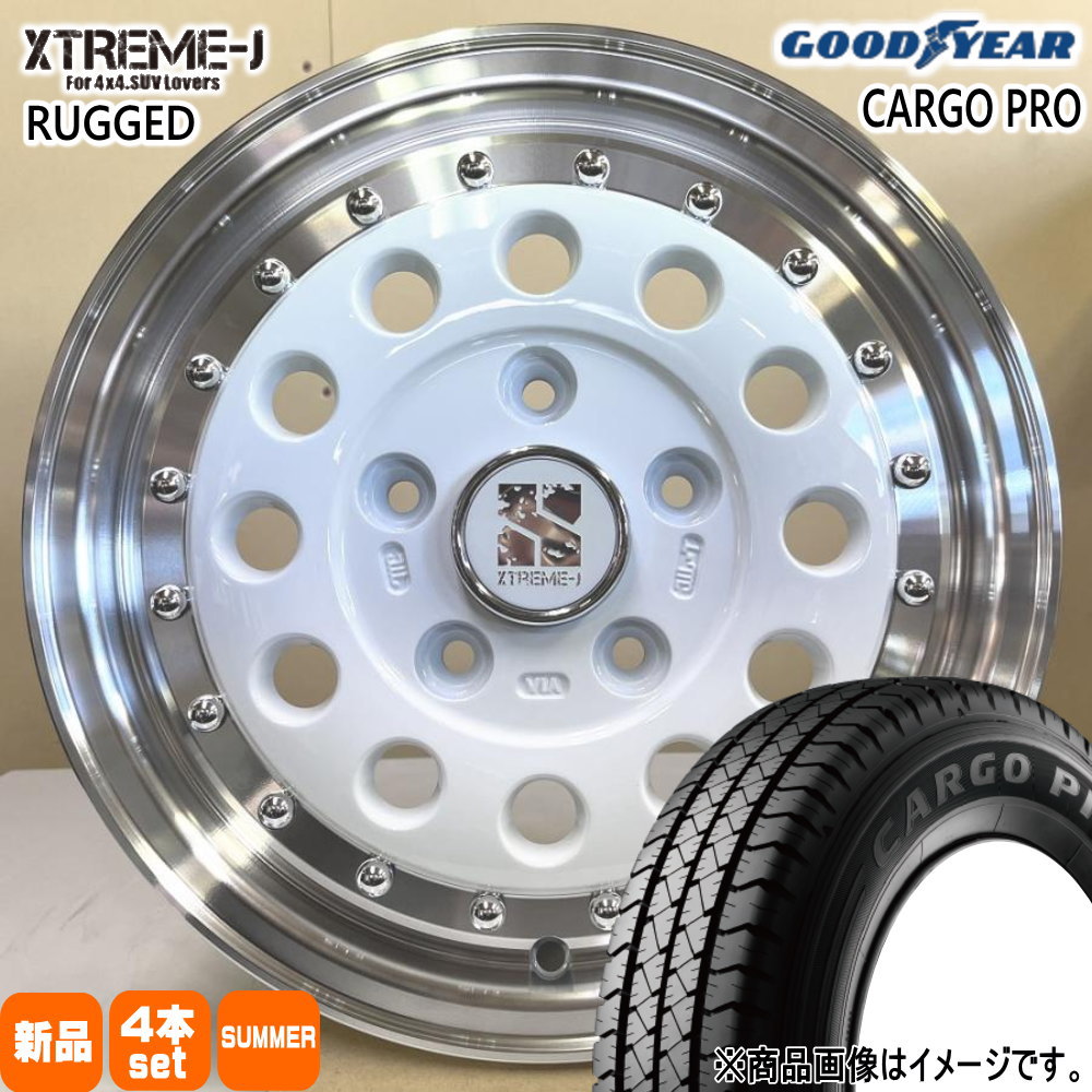 165/80R14 97/95N LT グッドイヤー CARGO PRO 夏用 サマータイヤ XTREME-J RUGGED トヨタ タウンエースバン S403/S413  14インチ