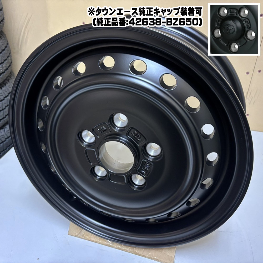 165/80R14 97/95N LT トーヨータイヤ OPENCOUNTRY R/T 夏用 サマータイヤ ALGERNON FENICE RX6 トヨタ タウンエースバン S403/S413の画像