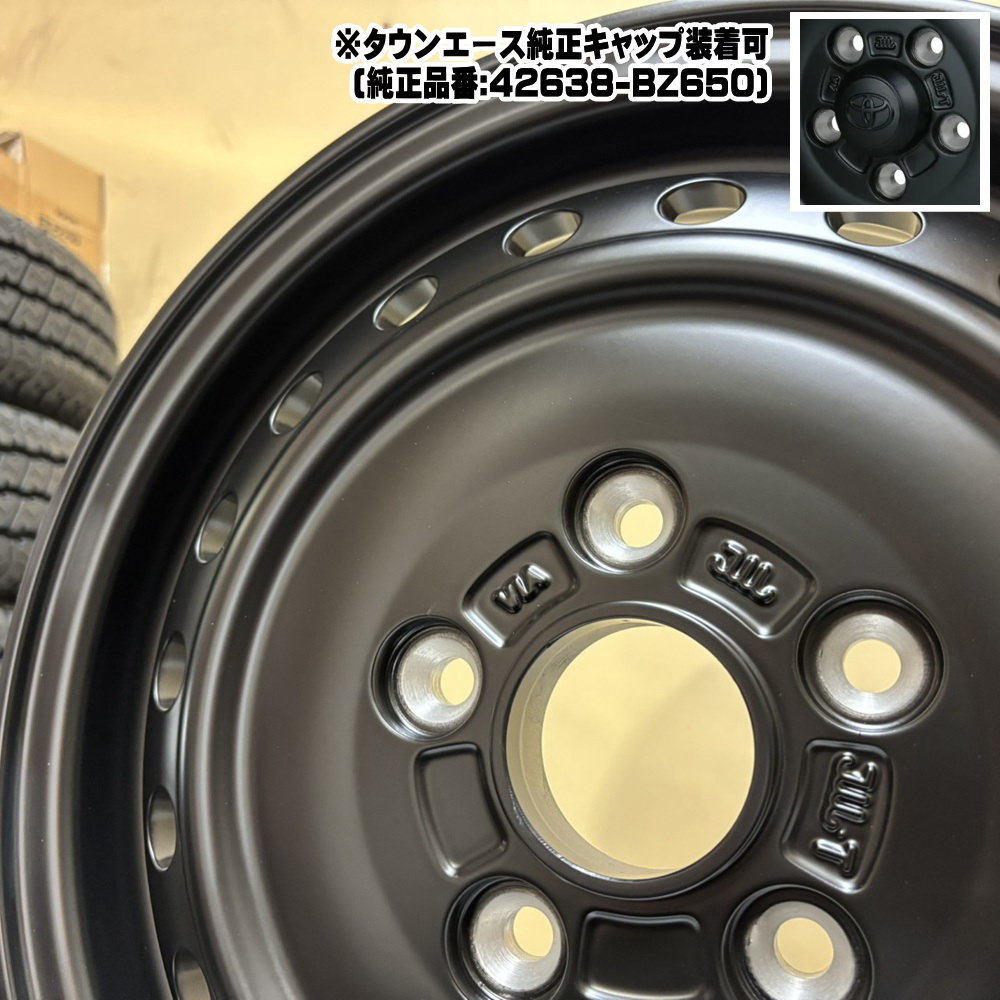 ライト•タウンエース 新品ホイール4本セット　S402U S412U WEDS（ウェッズ） 13インチホイール ヴィセンテ06 タウンエース