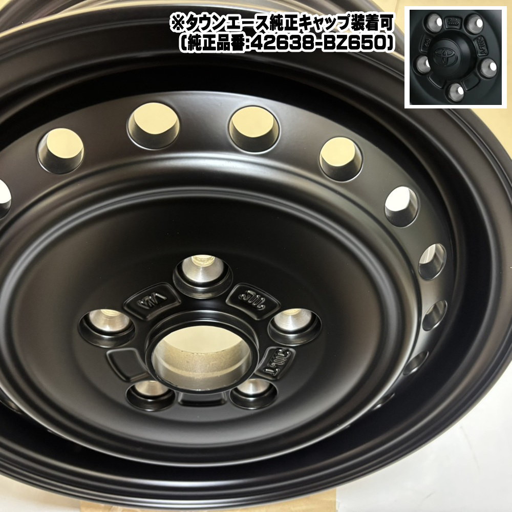 165/80R14 97/95N LT トーヨータイヤ OPENCOUNTRY R/T 夏用 サマータイヤ ALGERNON FENICE RX6 トヨタ タウンエースバン S403/S413の画像
