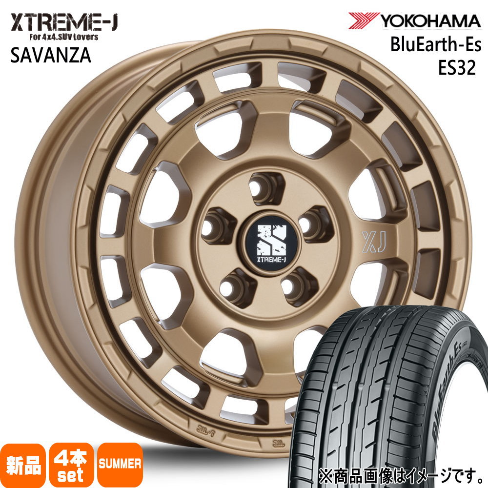 205/65R16 95H ヨコハマ BluEarth-Es ES32 夏用 サマータイヤ XTREME-J SAVANZA ヤリスクロス/RP6-8ステップワゴン