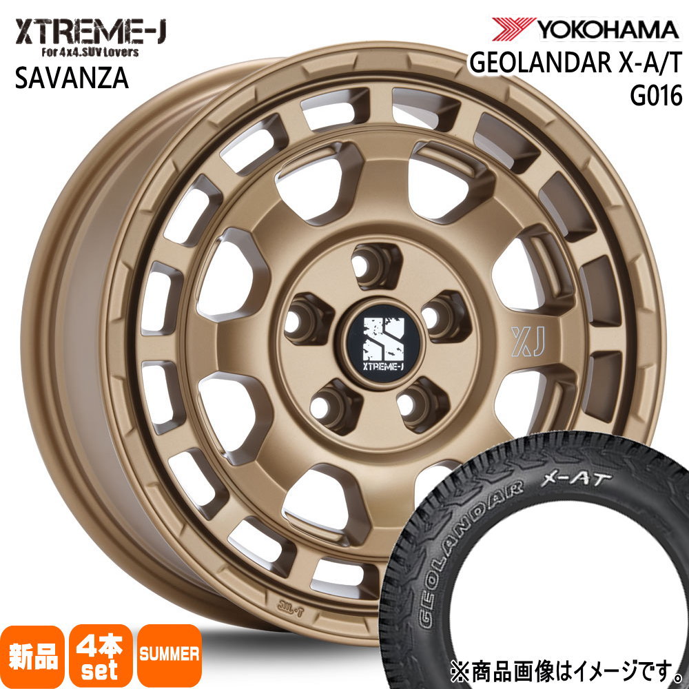 215/65R16 109/107Q LT ヨコハマ GEOLANDAR X-AT G016 夏用 サマータイヤ XTREME-J SAVANZA T30 T31エクストレイル/カローラクロス