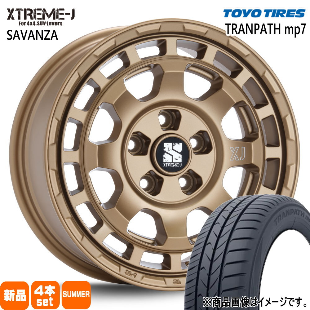 205/60R16  トーヨータイヤ TRANPATH mp7 夏用 サマータイヤ XTREME-J SAVANZA 90系 ノア ヴォクシー/ジューク/フロンクス