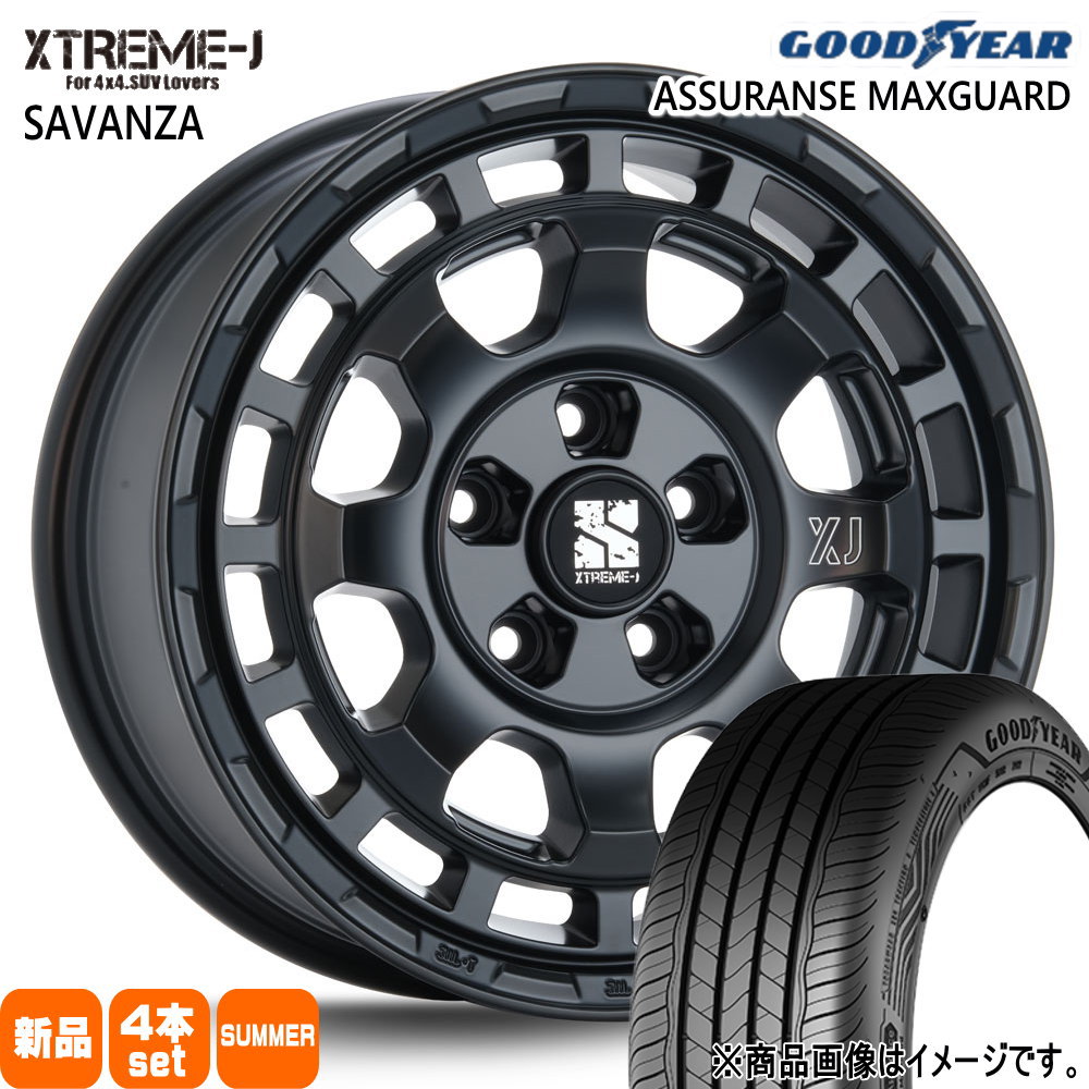 205/60R16 92H グッドイヤー ASSURANCE MAXGUARD 夏用 サマータイヤ XTREME-J SAVANZA 90系 ノア ヴォクシー/ジューク/フロンクス