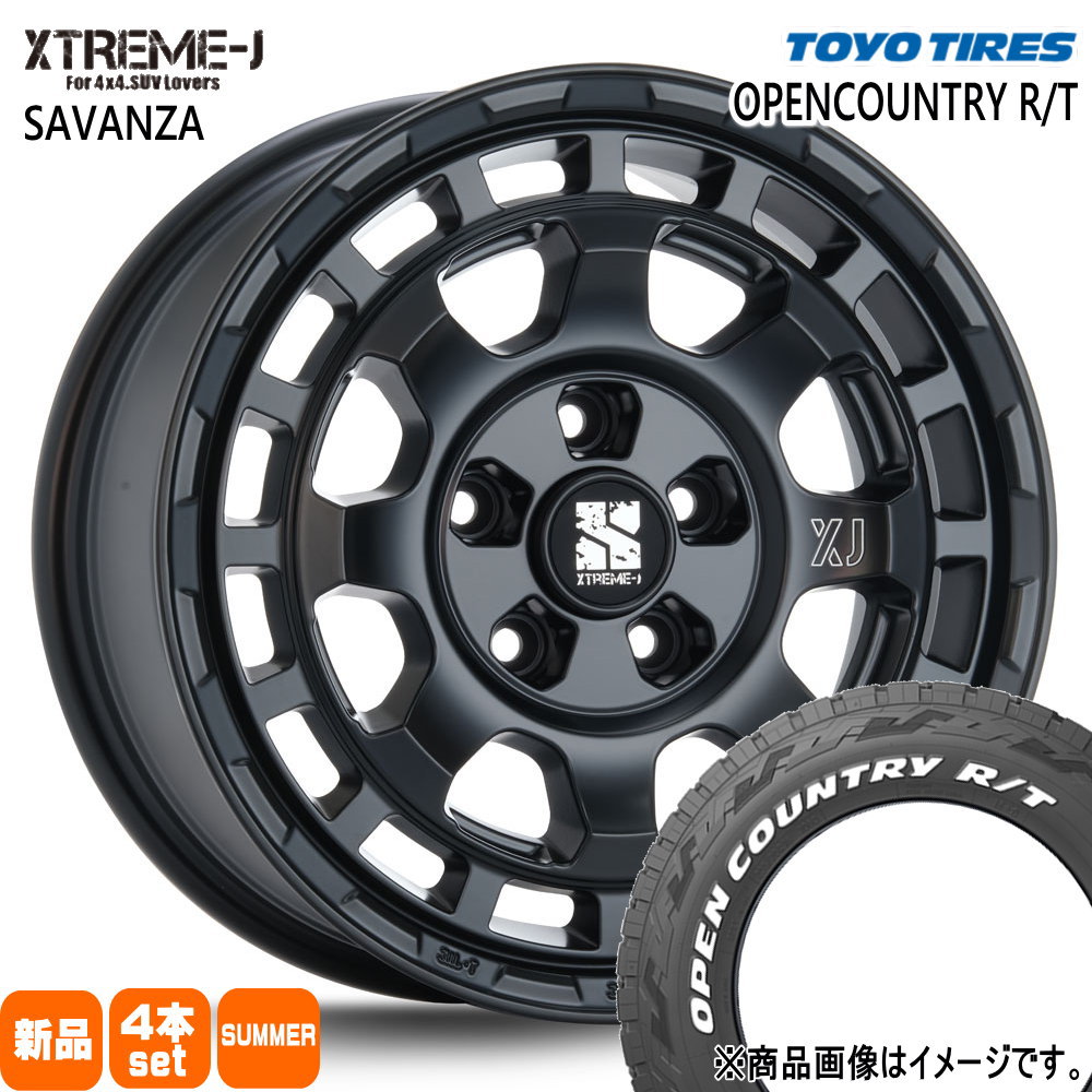 235/70R16 106Q トーヨータイヤ OPENCOUNTRY R/T 夏用 サマータイヤ XTREME-J SAVANZA デリカD5 / RAV4 / T31エクストレイル