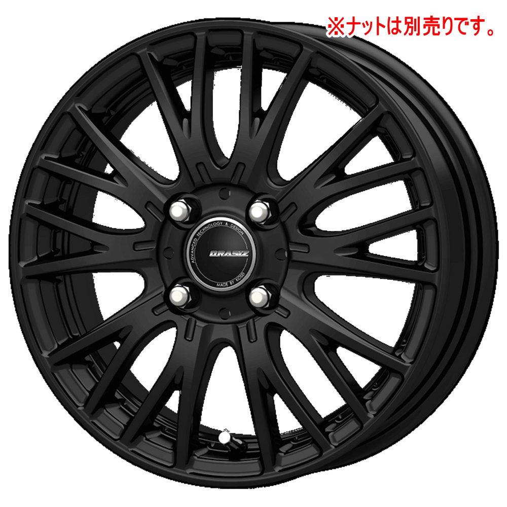 輸入タイヤ 165/55R15 夏タイヤ QRASIZ SE48 4.5J 4穴 4/100 15インチ N BOX タント コペン ミラ スペーシア ラパン : se48 mbk 1545454100 ystire 1655515 : タイヤショップ78 2号店