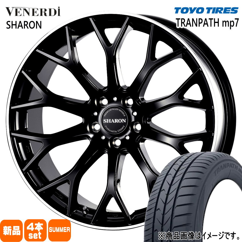 215/45R18  トーヨータイヤ TRANPATH mp7 夏用 サマータイヤ VENERDI SHARON SAI プリウスα