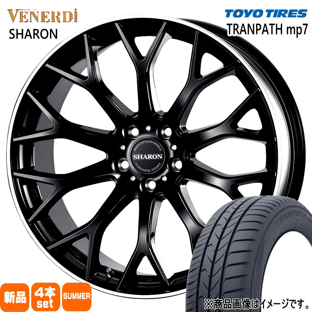 OPEN COUNTRY - 225/55R18  トーヨータイヤ TRANPATH mp7 夏用 朱夏タイア VENERDI SHARON デリカD:5 アウトランダー  18in タイヤ、ホイール-車、バイク、自転車-自動車