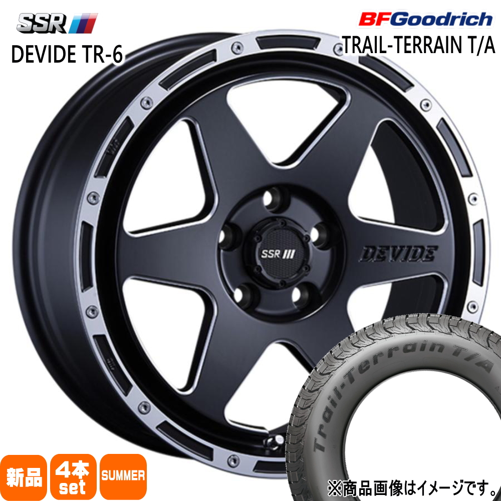 225/60R17 99H BFグッドリッチ TRAIL-TERRAIN T/A 夏用 サマータイヤ DEVIDE TR-6 SK系フォレスター T31エクストレイル  17インチ