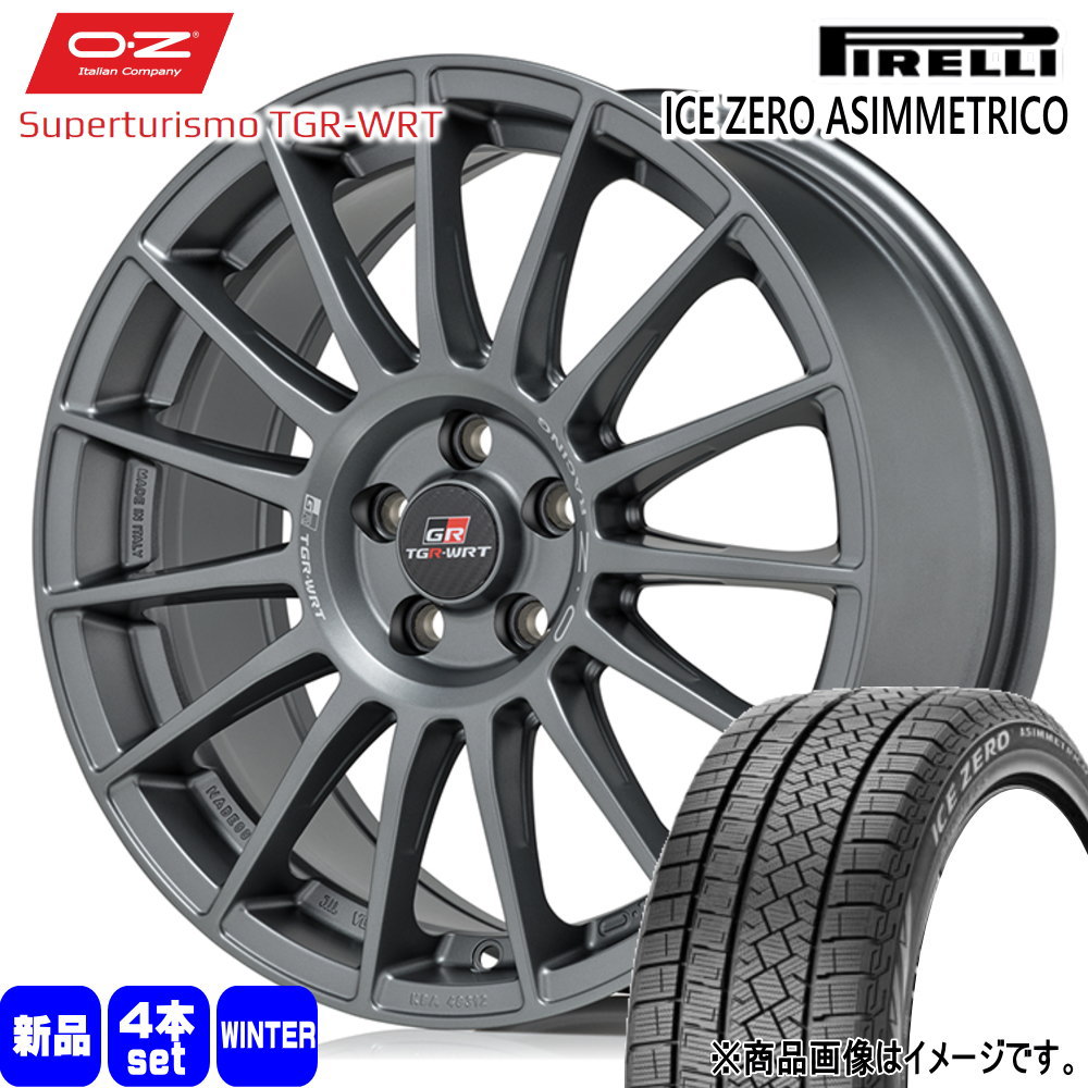 ICE ASIMMETRICO ピレリ ZERO 215/50R17 冬タイヤ OZ RACING TGR-WRT 