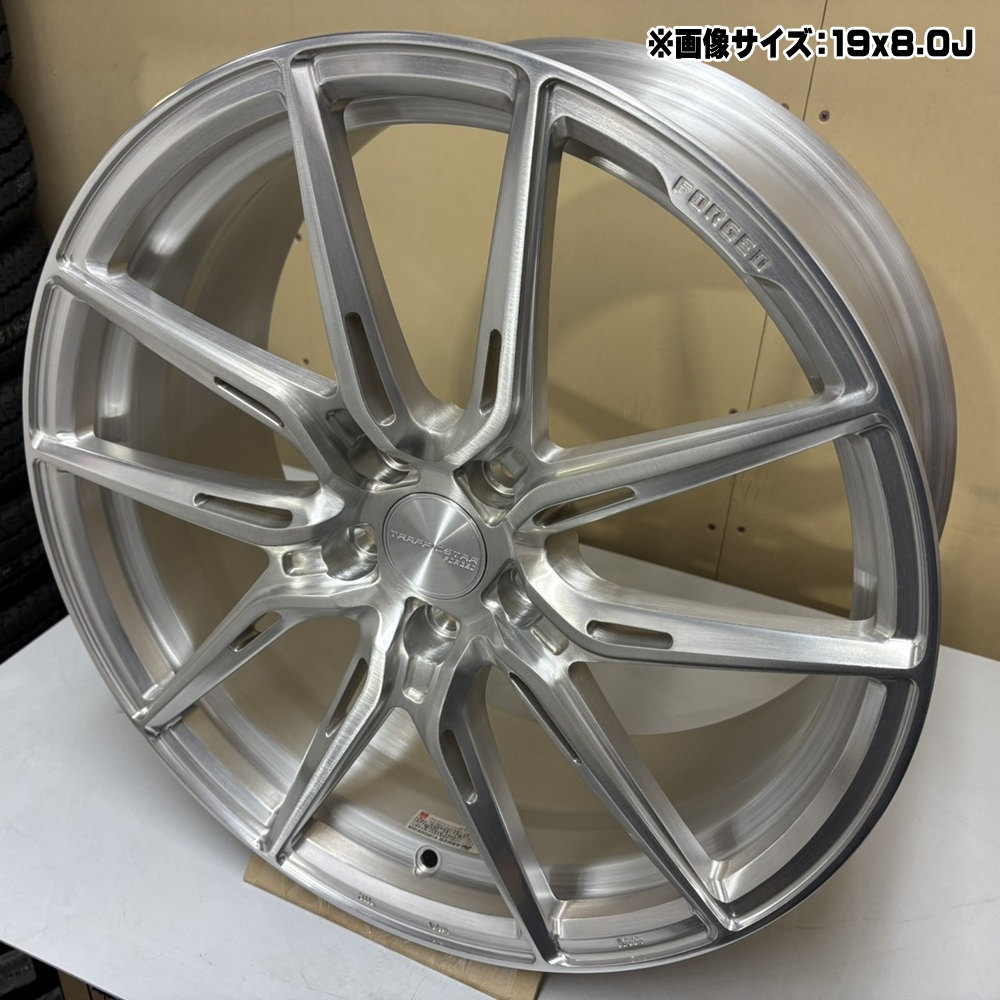 225/40R19 93W XL ヨコハマ ADVAN NEOVA AD09 夏用 サマータイヤ TRAFFICSTAR FORGED TSF-02 クラウン 60系プリウスの画像