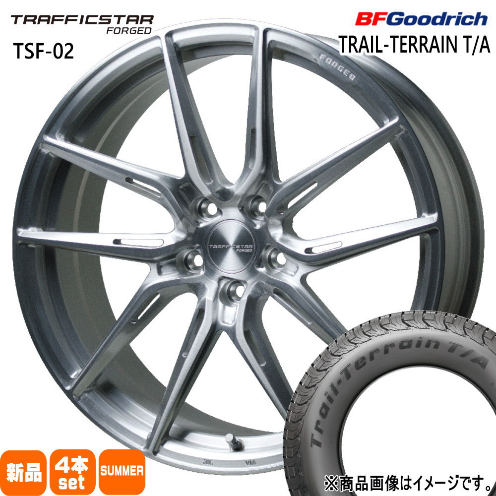BFグッドリッチ - 235/55R19 105H XL TRAIL-TERRAIN T/A 夏用 朱夏タイア TRAFFICSTAR FORGED TSF-02 ジャケット冠運動競技 GN系アウトランダー 自動車-車、バイク、自転車