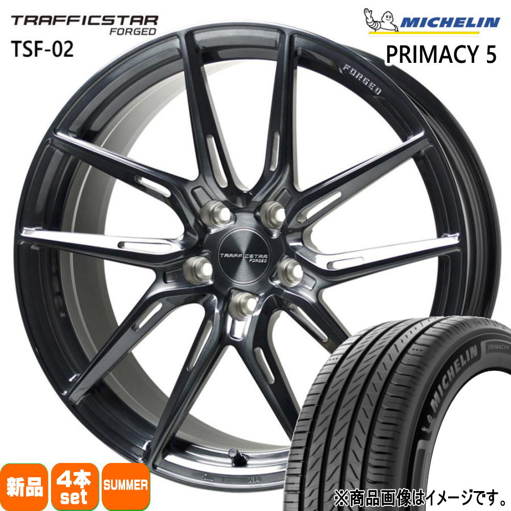 ミシュラン - 245/45R19 102W XL RIMACY 5 夏用 朱夏タイア TRAFFICSTAR FORGED TSF-02 RAV4 ハリアー 自動車-タイヤ、ホイール