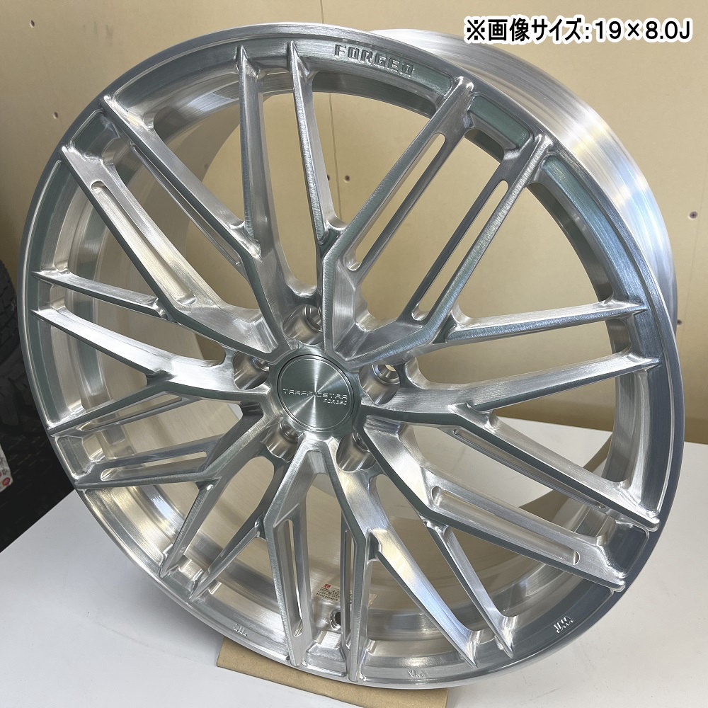 225/40R19 93W XL ヨコハマ ADVAN NEOVA AD09 夏用 サマータイヤ TRAFFICSTAR FORGED TSF-03 クラウン 60系プリウスの画像