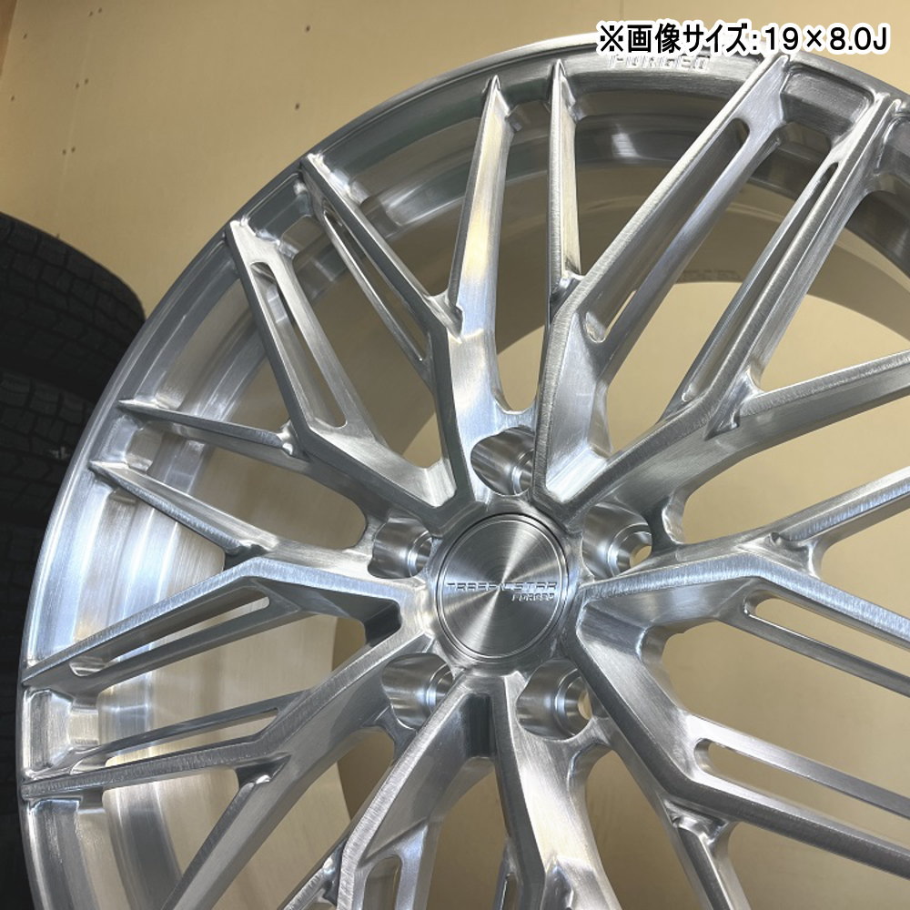 225/40R19 93W XL ヨコハマ ADVAN NEOVA AD09 夏用 サマータイヤ TRAFFICSTAR FORGED TSF-03 クラウン 60系プリウスの画像