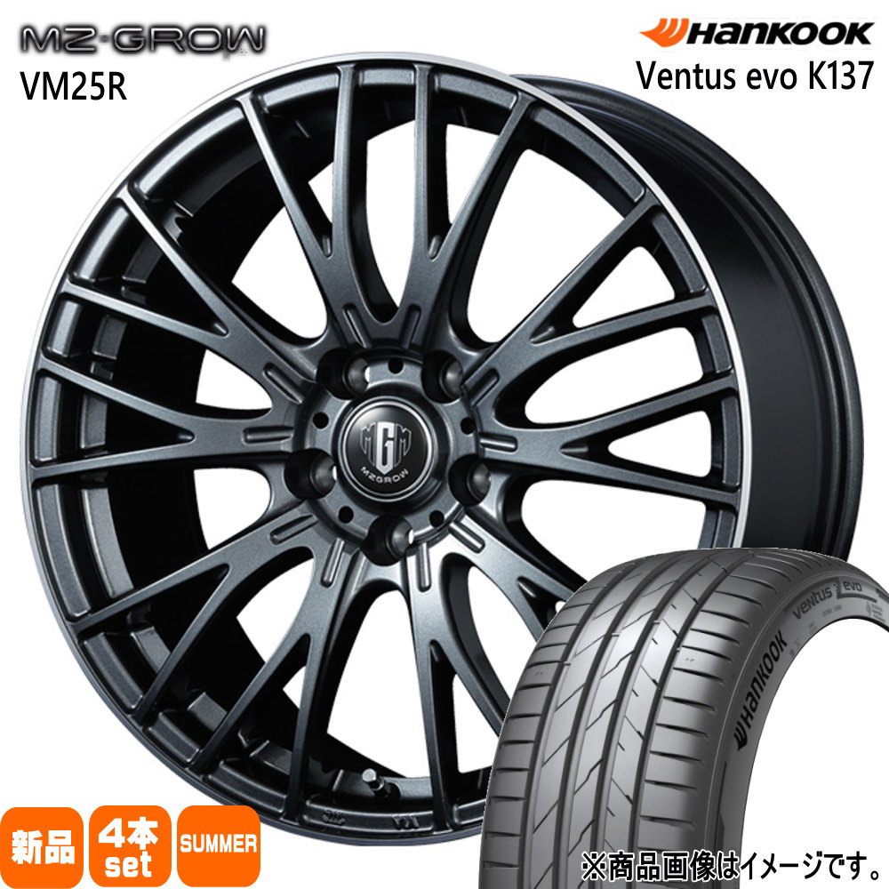 ハンコック - 215/45R18 93Y XL Ventus evo K137 夏用 朱夏タイア MZ-GROW VM25R SAI プリウスα タイヤ、ホイール-車、バイク、自転車