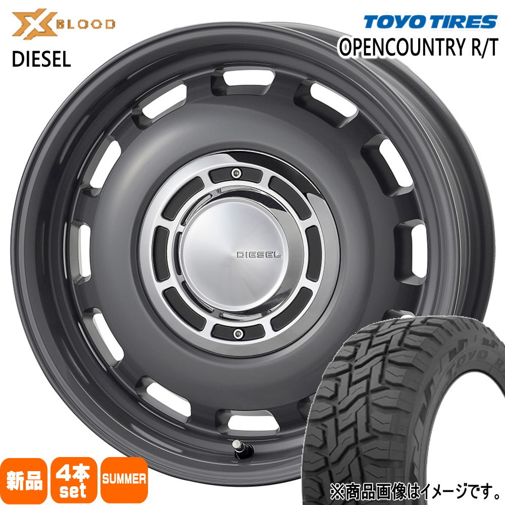 OPEN COUNTRY - 215/70R16 100Q トーヨータイヤ OPENCOUNTRY R/T 夏用 朱夏タイア X BLOOD DIESEL JB74 ジムニーシエラ 専用  16in 車、バイク、自転車-自動車