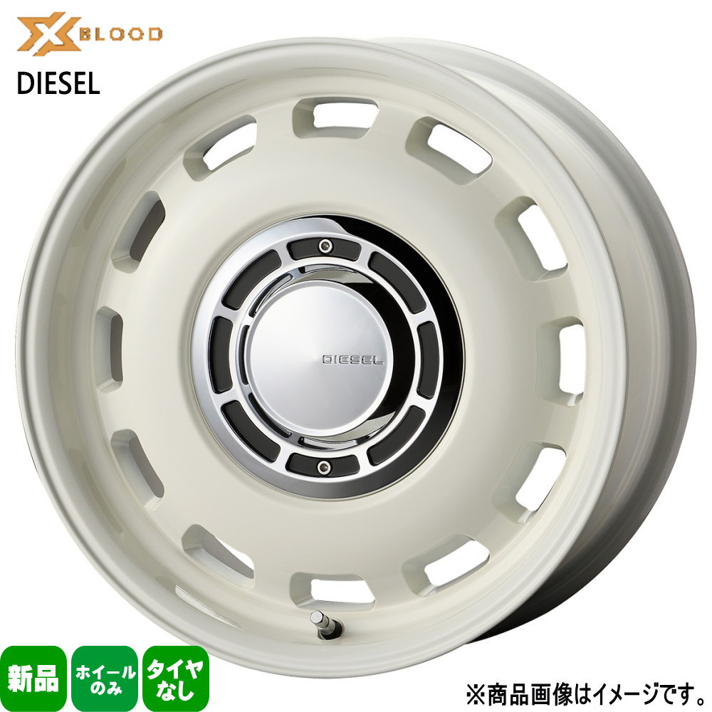 16×6.5J +38 6/139.7 X BLOOD DIESEL 新品 16インチ ホイールのみ 4本セット 200系 ハイエース