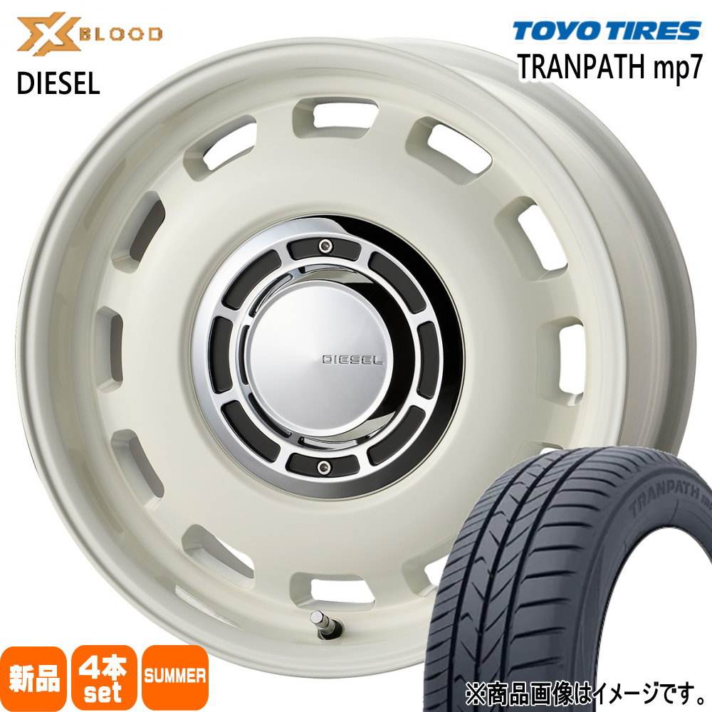 OPEN COUNTRY - 185/65R15  トーヨータイヤ TRANPATH mp7 夏用 朱夏タイア X BLOOD DIESEL MAZDA2 デミオ K10アクア E12万覚え帳 15in 自動車-タイヤ、ホイール