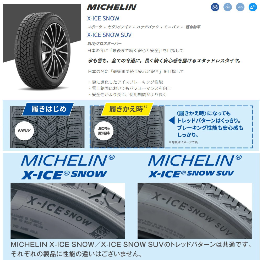 X-ICE 新品 4本 ミシュラン エックスアイス スノー 195/65R15