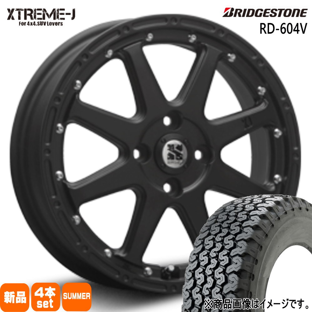 BRIDGESTONE（ブリヂストン） 145/80R12 80N RD-604 STEEL 604V 夏用