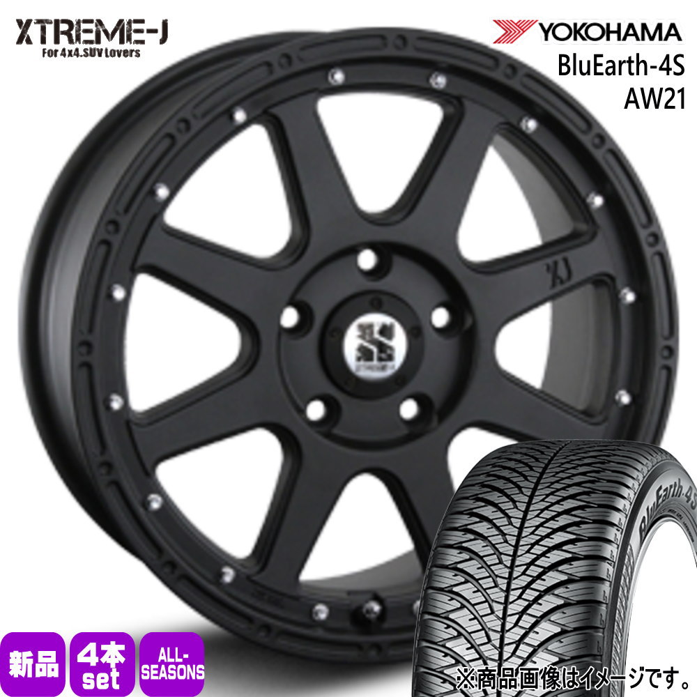 BluEarth - 215/65R16 98H ヨコハマ -4S AW21 夏冬兼用 オール時期タイア XTREME-J T30 T31エクストレイル/20系アルファード 16in タイヤ、ホイール-車、バイク、自転車
