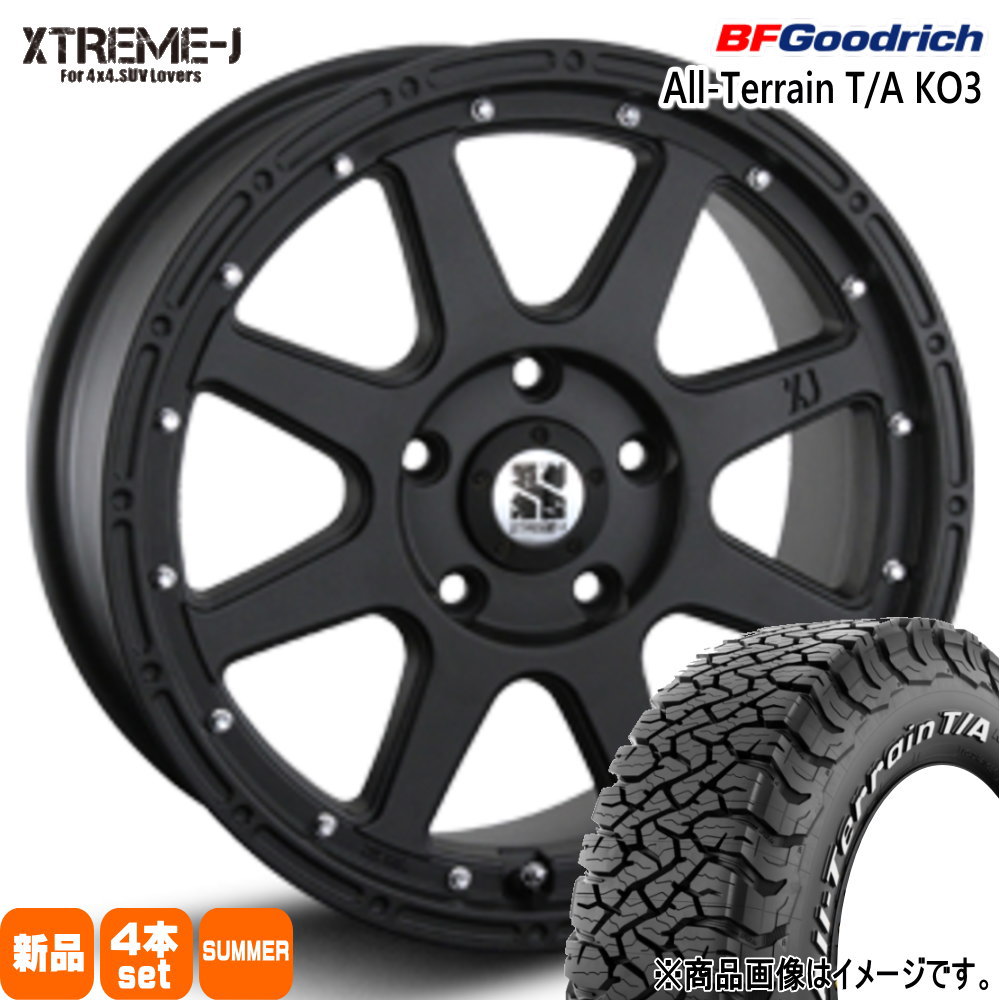 225/70R16 102/99S LRC LT BFグッドリッチ All-Terrain T/A KO3 夏用 サマータイヤ XTREME-J 三菱 デリカD5/日産 T31エクストレイル 16インチ