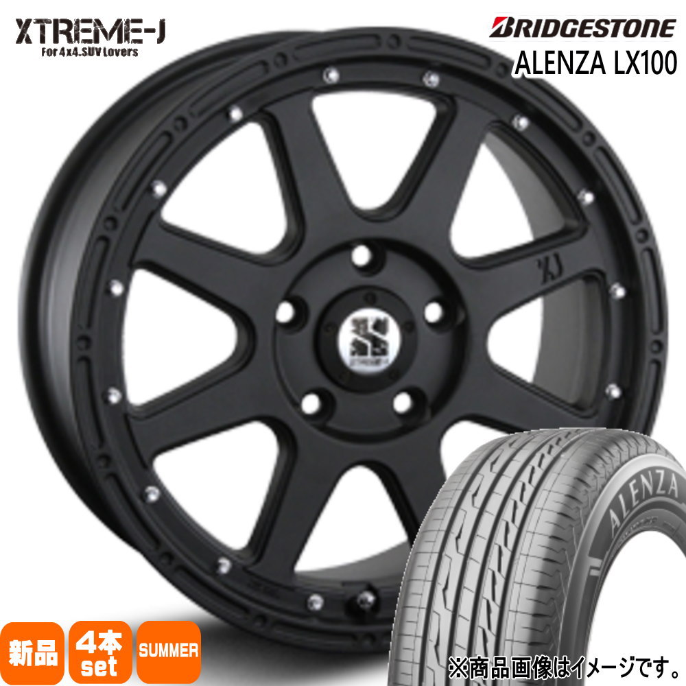 215/60R17 96H ブリヂストン ALENZA LX100 夏用 サマータイヤ XTREME-J T30/T31エクストレイル /20系ヴェルファイア 17インチ
