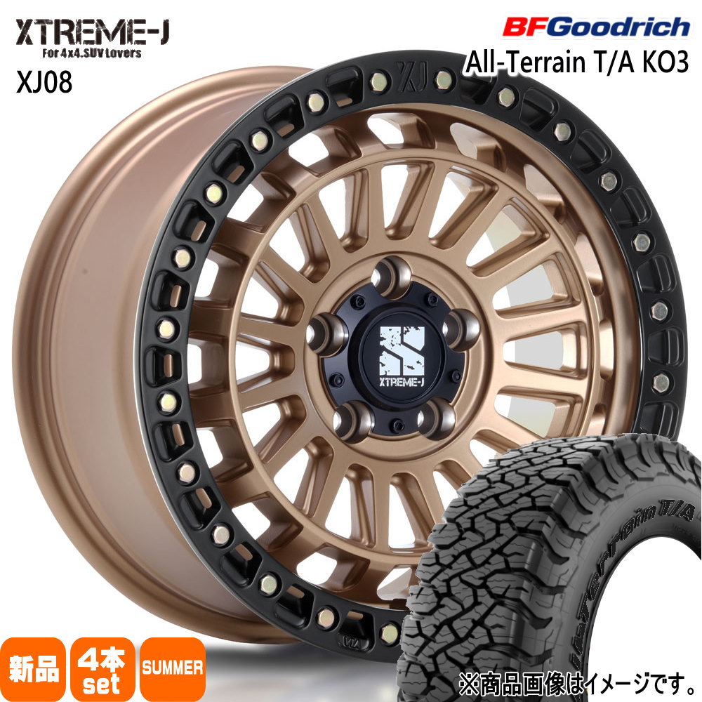 BFグッドリッチ - 305/65R18 128S LT All-Terrain T/A KO3 夏用 朱夏タイア XTREME-J XJ08 JEEP JK JL ラングラー  18in タイヤ、ホイール-夏タイヤ、ホイールセット-車、バイク、自転車