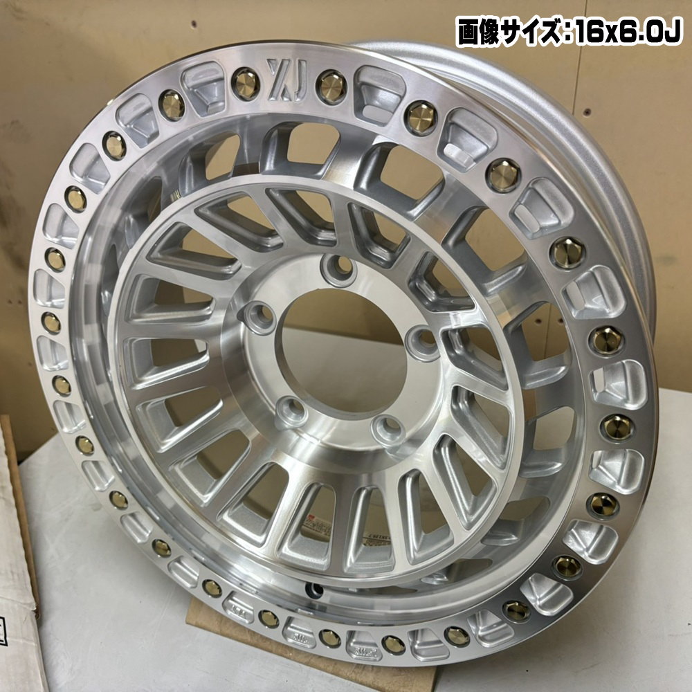 ジムニー専用6J社外タイヤ&ホイール４本16  インチ引き取り専用‼️ ジムニー シエラ 用 】 タイヤホイールセット AXR Ramone 鍛造