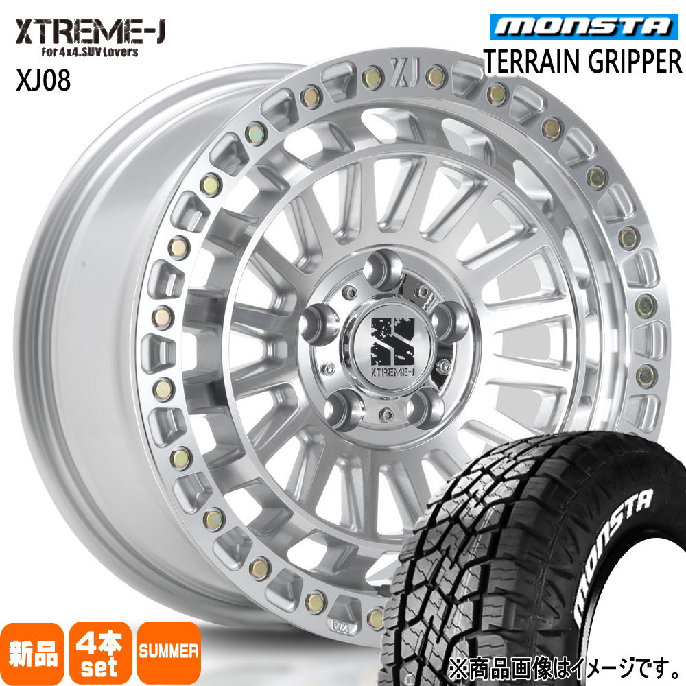 285/65R18 125/122Q モンスタ TERRAIN GRIPPER 夏用 サマータイヤ XTREME-J XJ08 JEEP JK JL ラングラー  18インチ