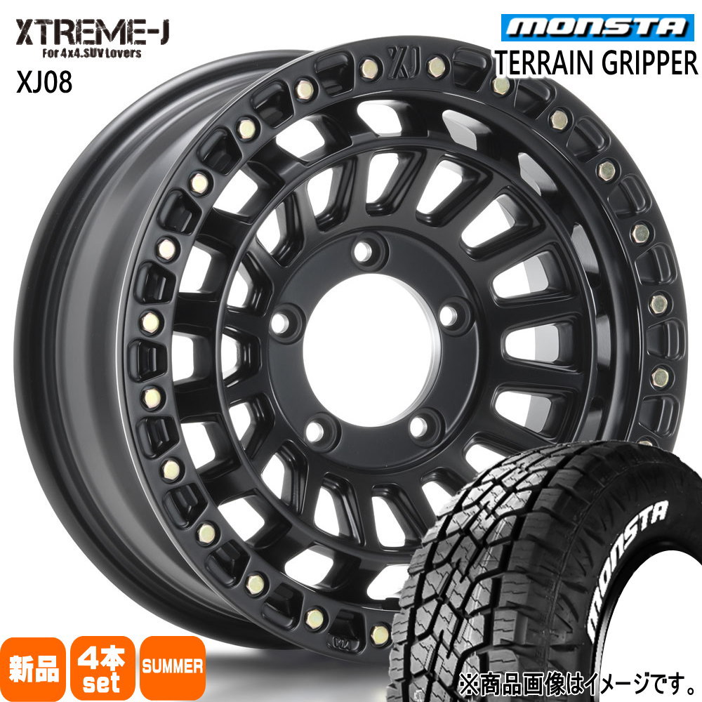 175/80R16 91S モンスタ TERRAIN GRIPPER 夏用 サマータイヤ XTREME-J XJ08 JB64 JB23 ジムニー 専用  16インチ