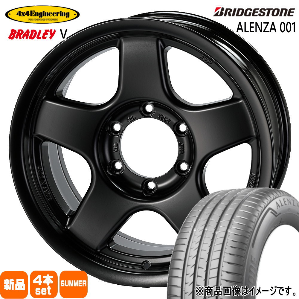 トヨタ FJクルーザー ハイラックス プラド ブリヂストン ALENZA 001 265/70R17 夏タイヤ 4×4Engineering BRADLEY V 8.5J 6穴 6/139.7 17インチ : 4x4bradleyv mbk 1785 106139 bs001 2657017 : タイヤショップ78