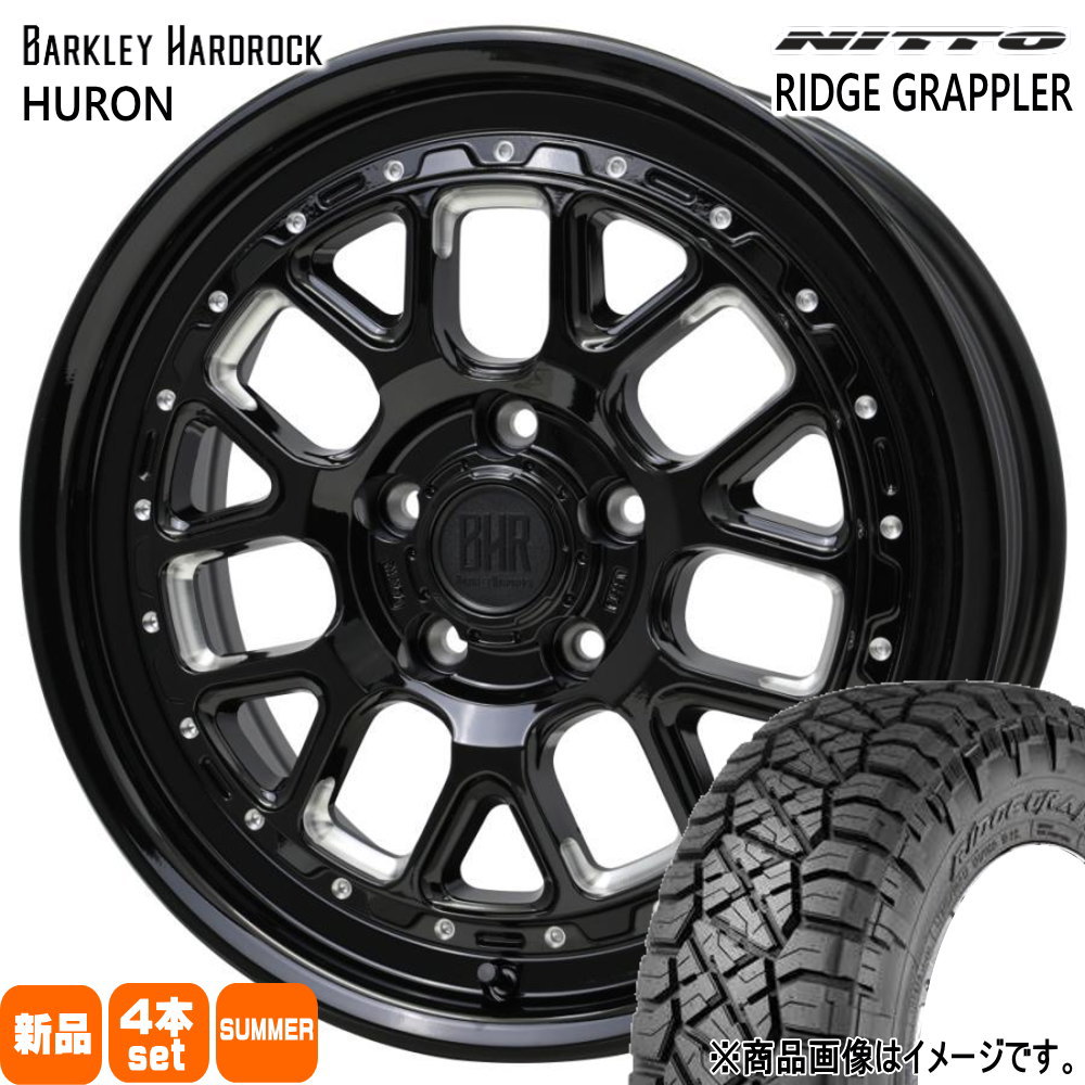 ハイラックス 特別仕様車  ニットー 285/70R17  RIDGE GRAPPLER 夏用 サマータイヤ BARKLEY HARDLOCK HURON