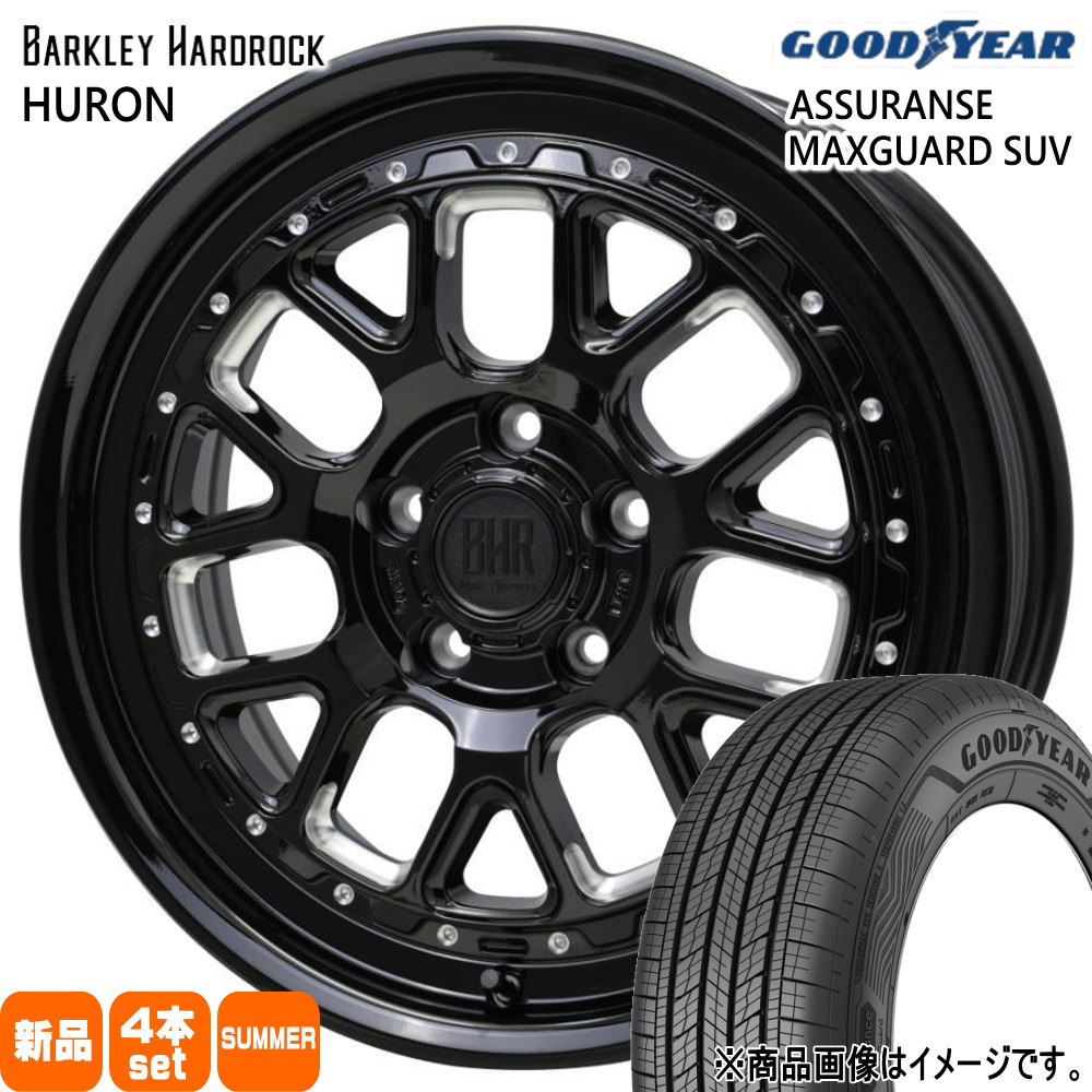 トヨタ RAV4 グッドイヤー AMG SUV 245/65R17 夏タイヤ BHR HURON 7.0J 5穴 5/114.3 17インチ