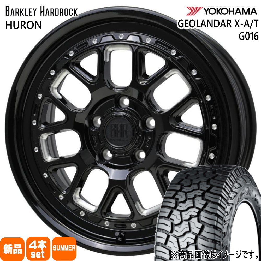 三菱 デリカD5 / RAV4 / T31エクストレイル ヨコハマ 235/70R16 104/101Q LT GEOLANDAR X-AT G016 夏用 サマータイヤ BARKLEY HARDLOCK HURON