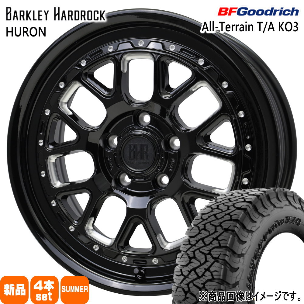 T30 T31エクストレイル/カローラクロス BFグッドリッチ 215/65R16 103/100S LT All-Terrain T/A KO3 夏用 サマータイヤ BARKLEY HARDLOCK HURON